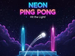 Neon Ping Pong — hra zdarma v prohlížeči