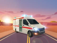 Ambulance Traffic Drive — gratis online spil