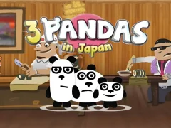 3 Pandas In Japan HTML5 — joc online gratuit
