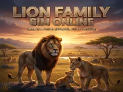 Lion Family Sim Online — online hra zdarma