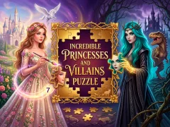 Incredible Princesses and Villains Puzzle – ingyenes online játék