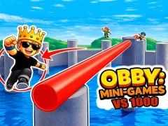 Obby: Mini-Games VS 1000 — free online game