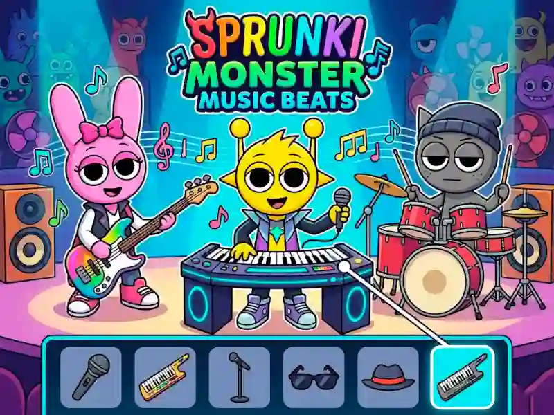 Игра Sprunki Monster Music Beats онлайн