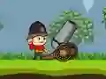 Cannons and Soldiers mountain offense — bezplatná online hra