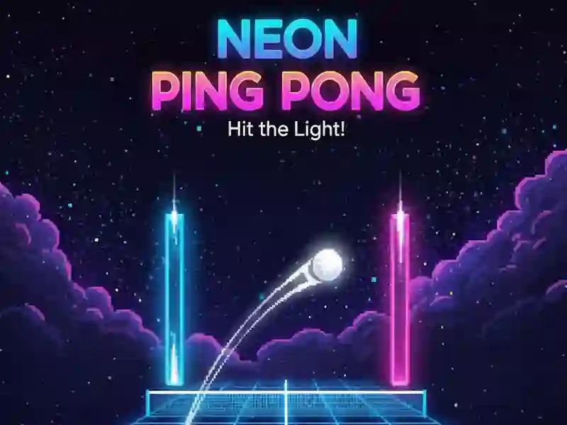 Neon Ping Pong — hra zdarma v prohlížeči