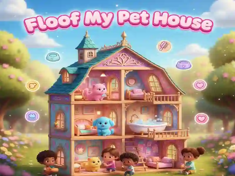 Floof My Pet House — darmowa gra online