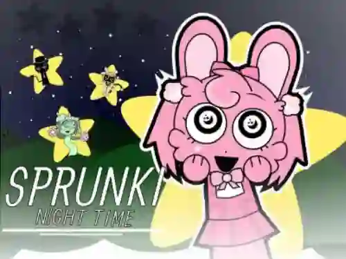 Sprunki Night Time 2 — joc online gratuit