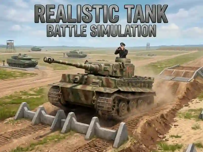 Realistic Tank Battle Simulation — online hra zdarma