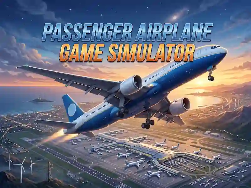 Passenger Airplane Game Simulator — لعبة مجانية اون لاين