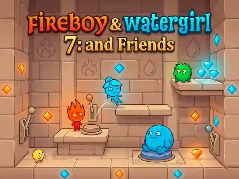 Fireboy & Watergirl 7: and Friends — bezplatná online hra