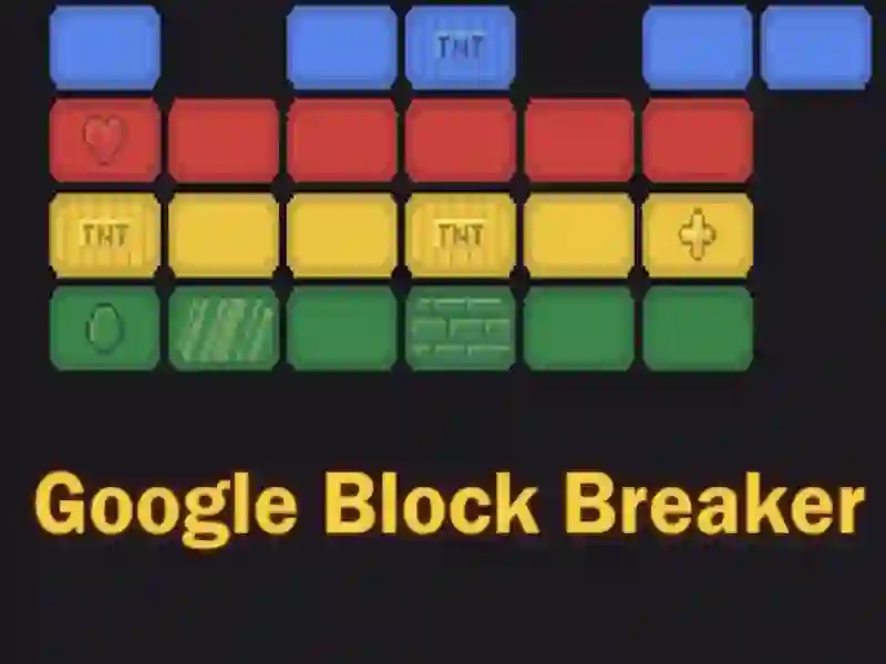 Google Block Breaker เกมออนไลน์ฟรี