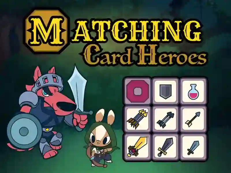 Jeu Matching Card Heroes en ligne