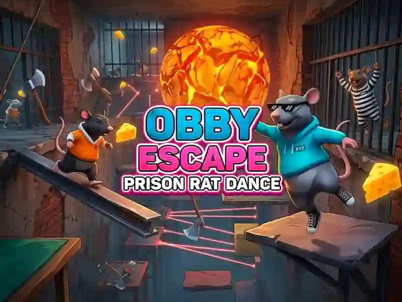 Obby Escape: Prison Rat Dance เกมออนไลน์ฟรี