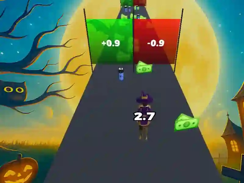 Crazy Runner Witch Halloween — gioco online gratis