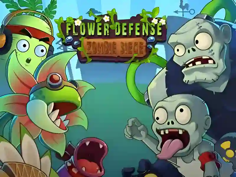 Flower Defense Zombie Siege — besplatna online igra