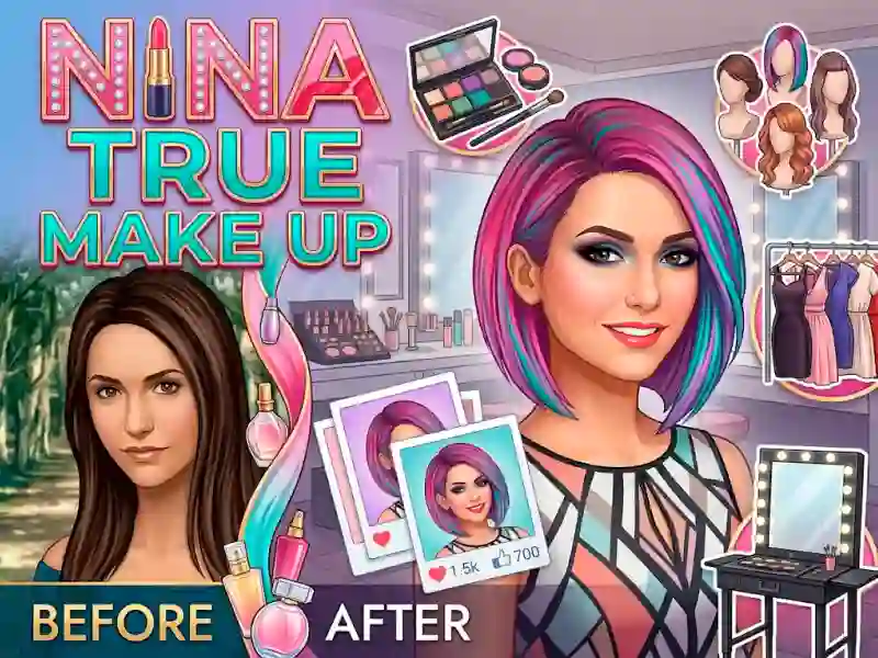 Nina True Make Up — online hra zdarma