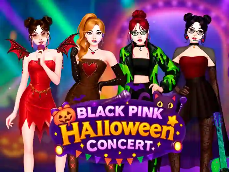 Black Pink Halloween Concert — gioco online gratis