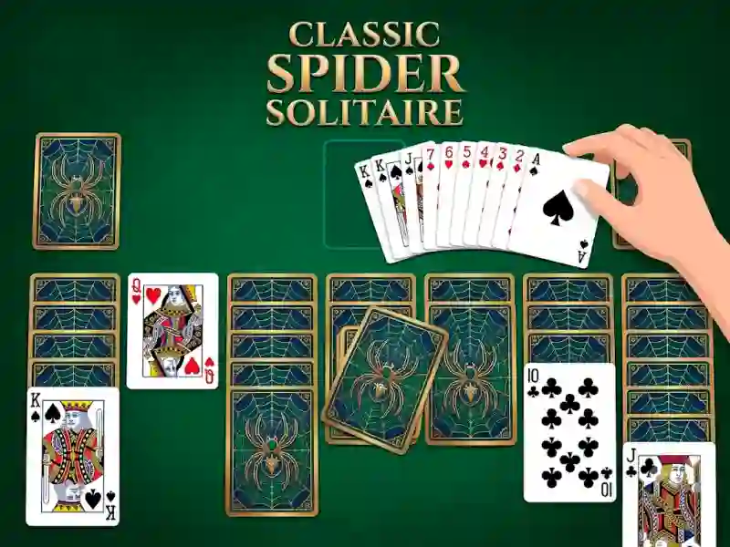 Classic Spider Solitaire เกมออนไลน์ฟรี