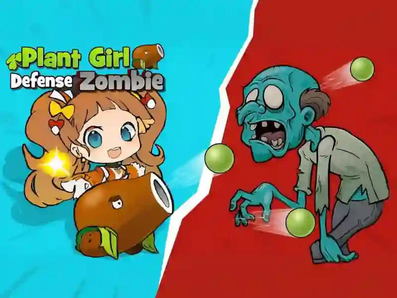 Plant Girl Defense Zombie — безплатна онлайн игра