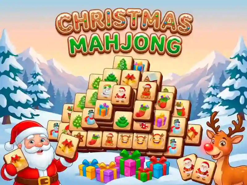 Christmas Mahjong — online hra zdarma