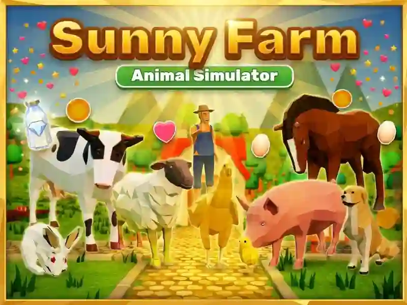 Sunny Farm Animal Simulator — เกมออนไลน์ฟรีบน YaYoYe