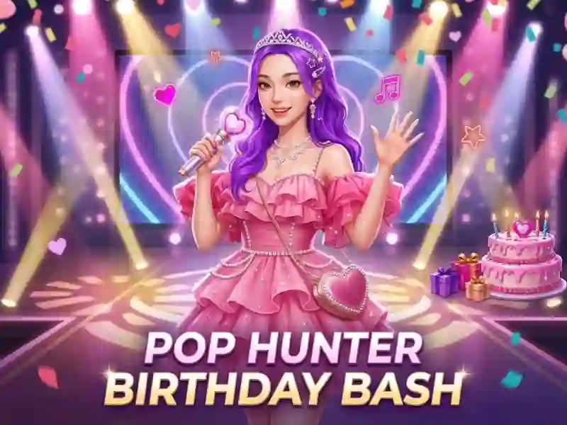 K-Pop Hunter Birthday Bash — free online game