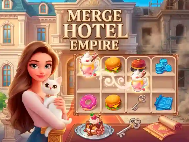 Merge Hotel Empire — nemokamas žaidimas internete