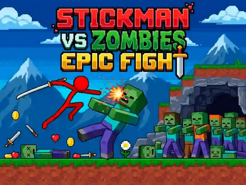 Stickman vs Zombies: Epic Fight – ingyenes online játék