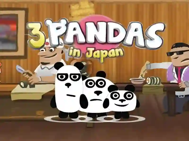 3 Pandas In Japan HTML5 — brezplačna spletna igra