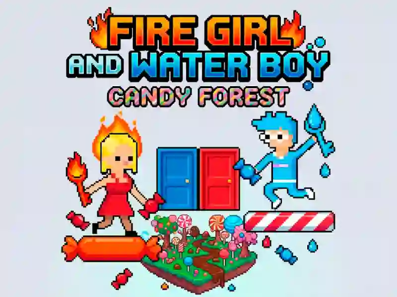 Jeu Fire Girl and Water Boy Candy Forest en ligne