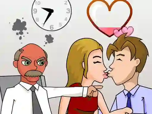 Secret Office Kissing — bezplatná online hra