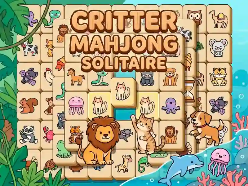 Critter Mahjong Solitaire – kostenloses Online-Spiel