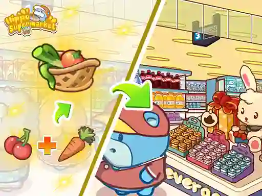 Hippo Supermarket — nemokamas žaidimas internete
