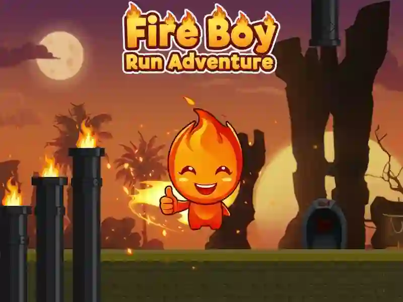 Fire Boy Run Adventure — gratis online spil