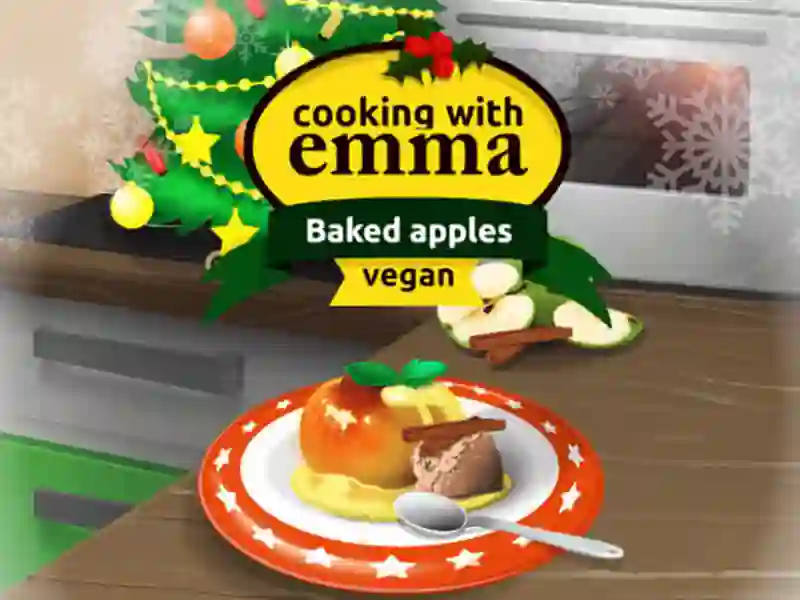 Cooking with Emma Baked Apples vegan — besplatna online igra