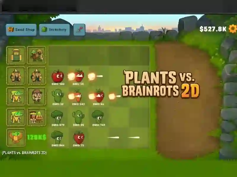 Plants vs Brainrots 2D – kostenloses Online-Spiel