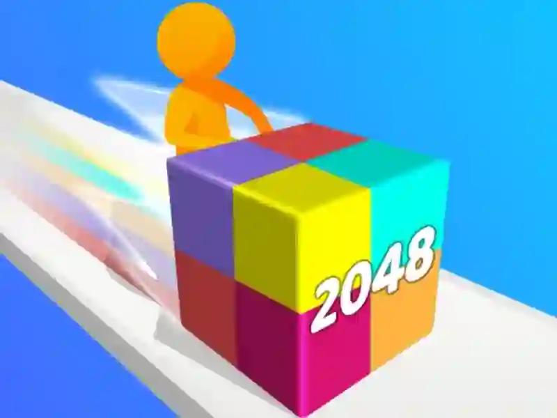 Geometry Stack 2048 Run — bezplatná online hra