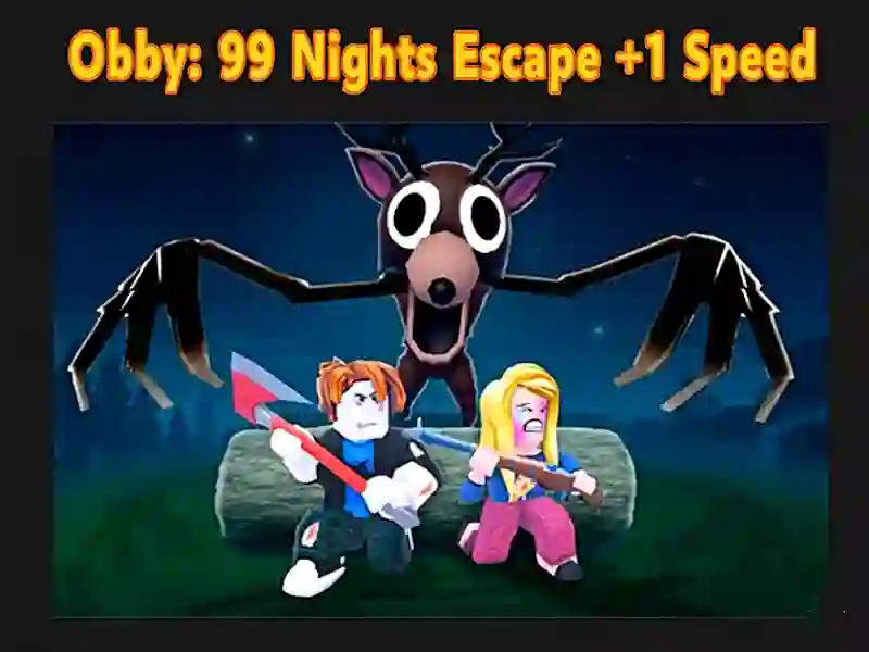 Obby: 99 Nights Escape +1 Speed — joc online gratuit
