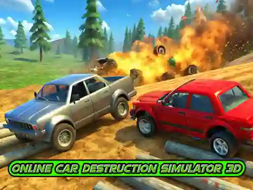 Online Car Destruction Simulator 3D — لعبة مجانية اون لاين