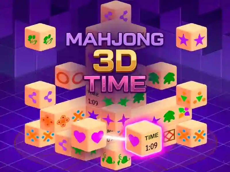 Mahjong 3D Time — online hra zdarma