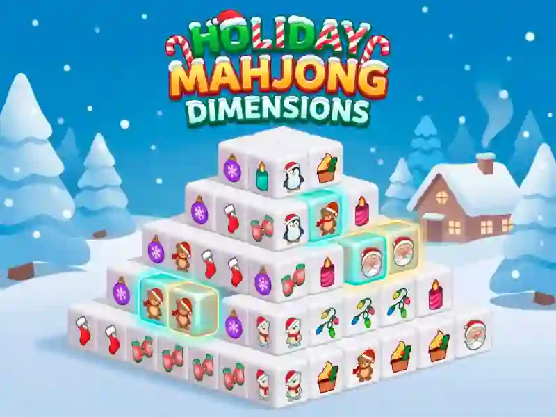 Holiday Mahjong Dimensions — juego gratis online
