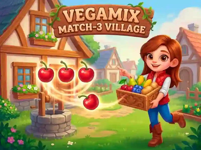 VegaMix Match-3 Village — bezplatná online hra