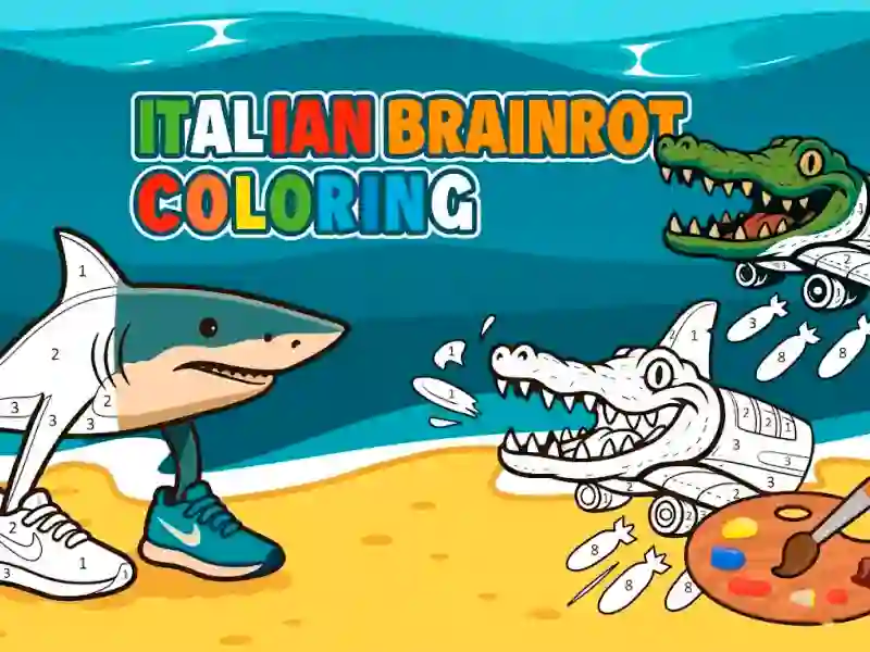 Italian Brainrot Coloring — online hra zdarma
