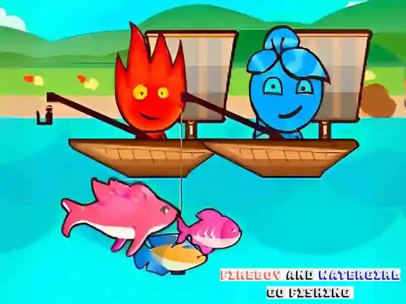 FireBoy And WaterGirl Go Fishing — besplatna online igra
