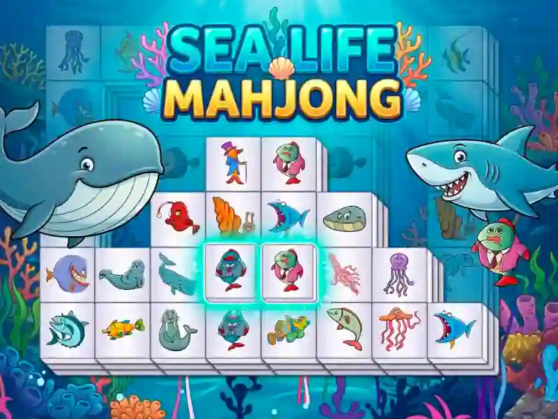 Sea life mahjong — online hra zdarma