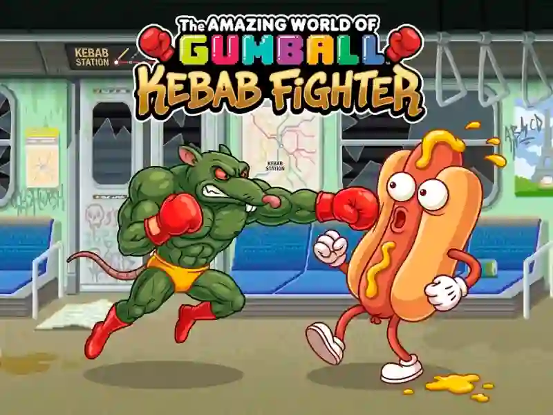 The Amazing World of Gumball Kebab Fighter — besplatna online igra