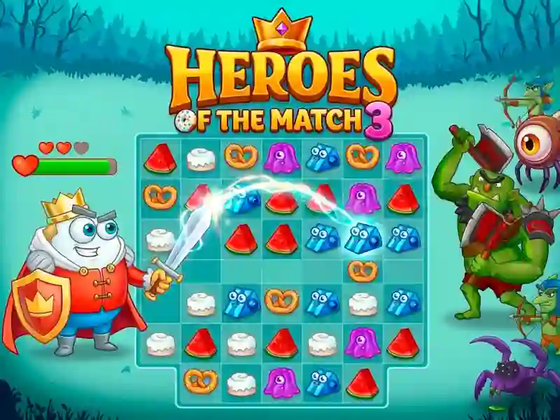 Heroes of the match 3 — juego gratis online