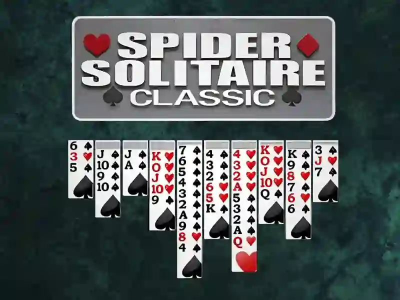 Spider Solitaire Classic เกมออนไลน์ฟรี