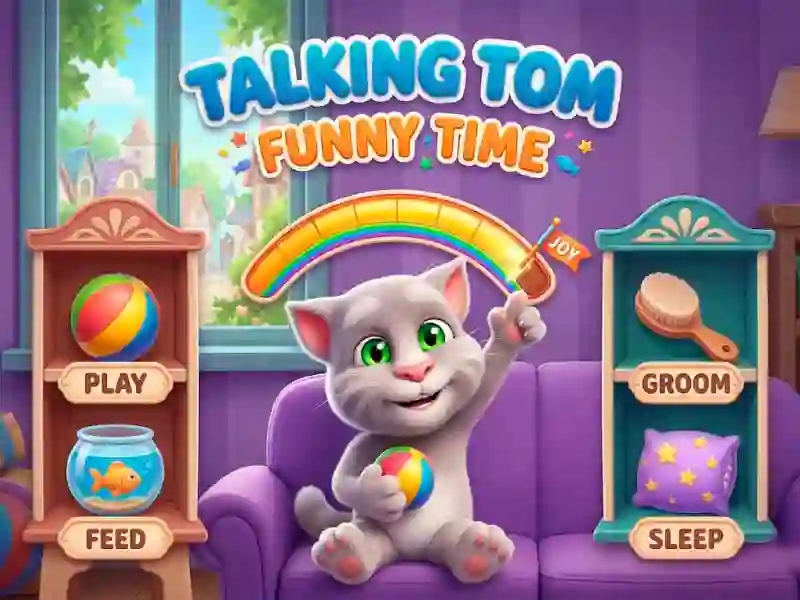 Talking Tom Funny Time — gratis online spil