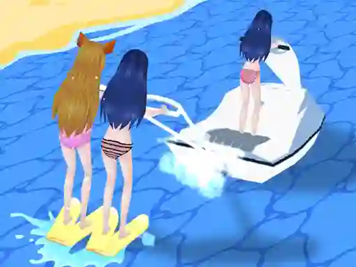 Girl Surfer 3D — darmowa gra online